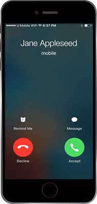 Wi-Fi Calling IOS Make & Receive Calls Wi-Fi Calling  ​Step 5 Image U Mobile